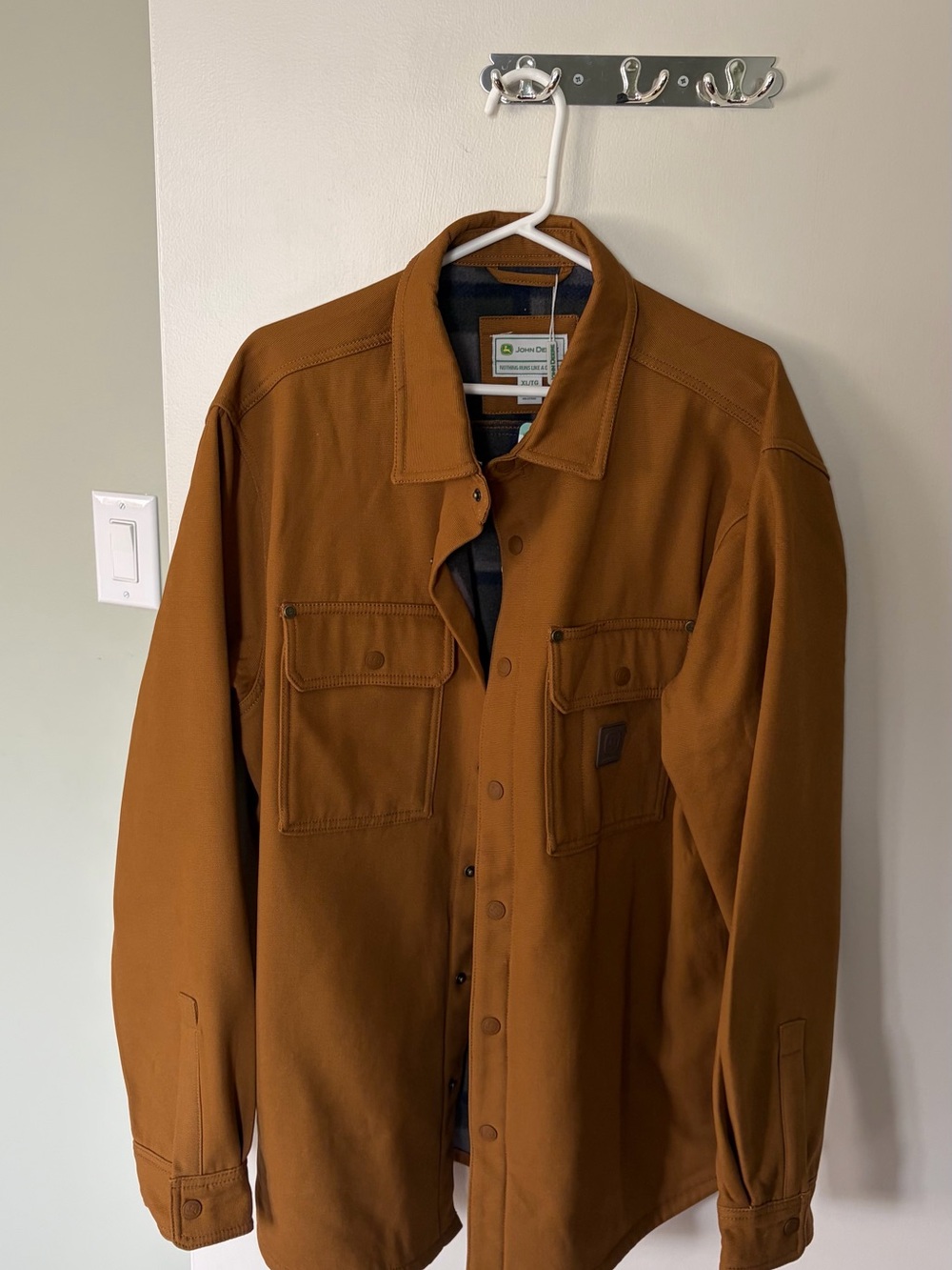 John Deere Brown Work Jacket